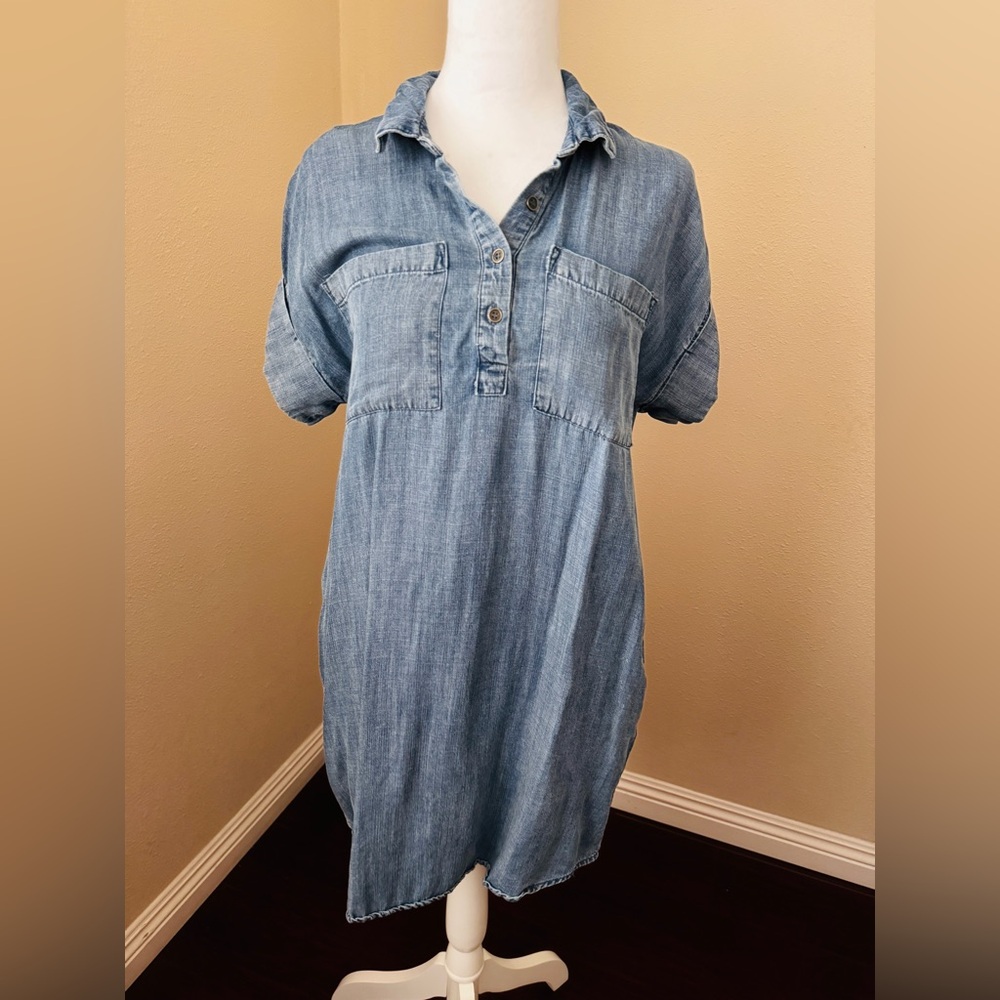 T Shirt denim Dress ( Size S)